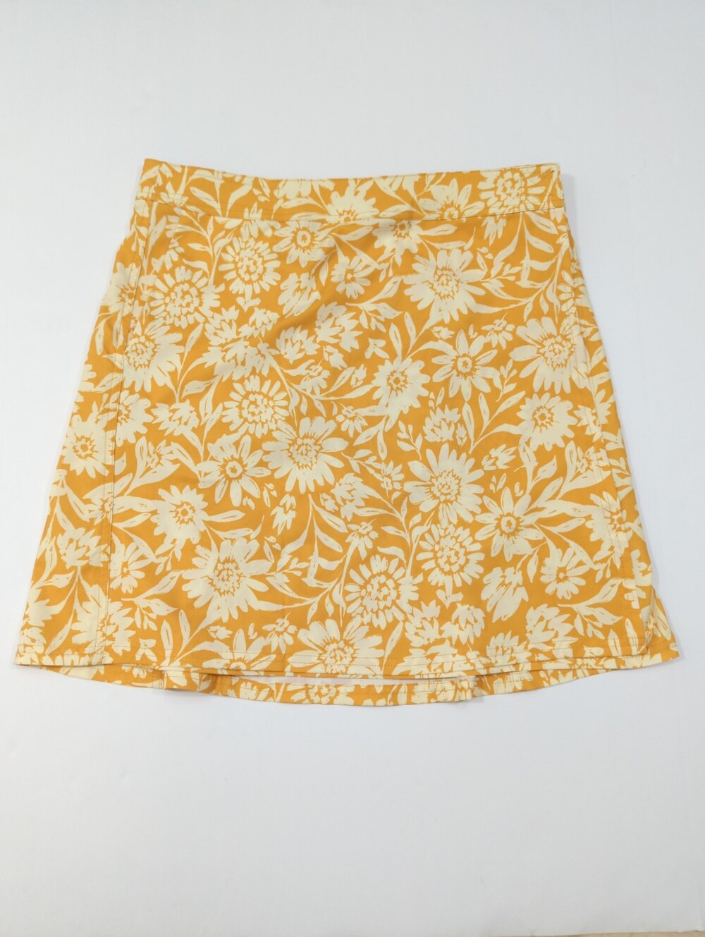 Women's Yellow Floral RipSkirt Hawaii Medium
